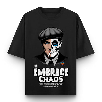 Embrace Chaos Edgy Streetwear Design Unisex T-shirt