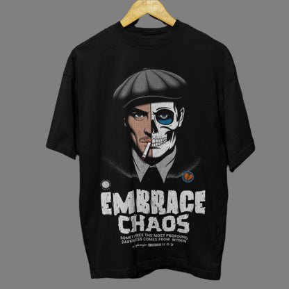 Embrace Chaos Edgy Streetwear Design Unisex T-shirt