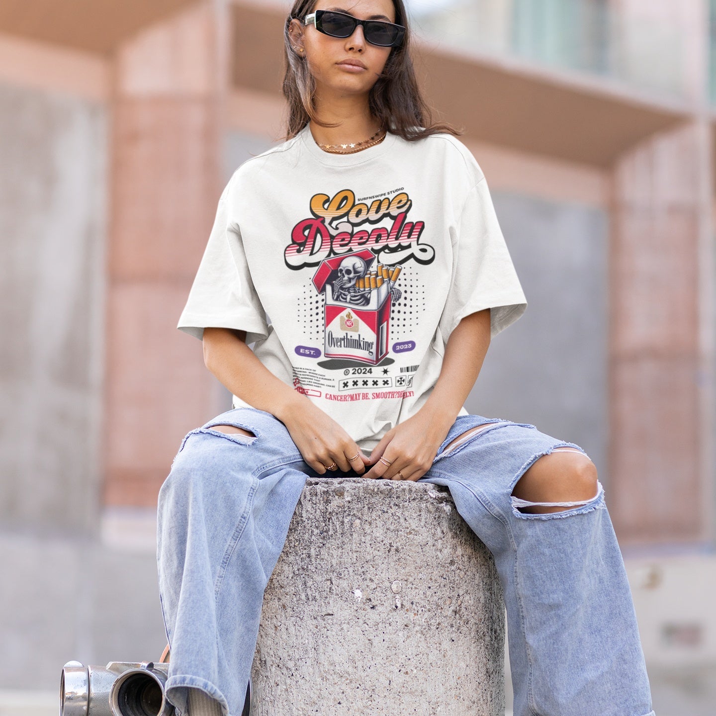 Graphic Printed Oversized T-shirt