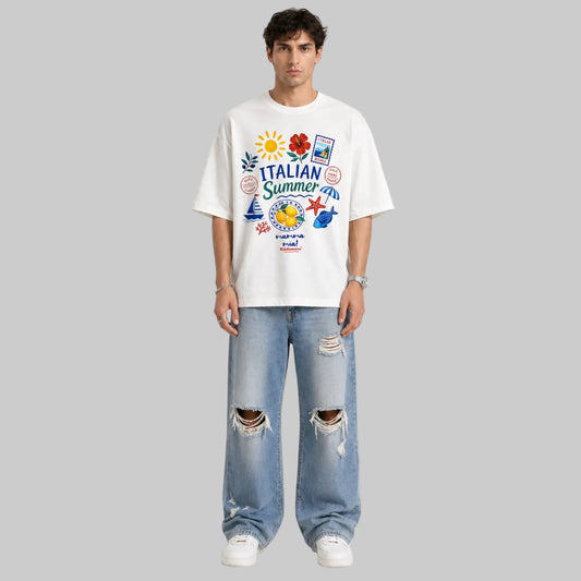 Man-wearing-white-t-shirt