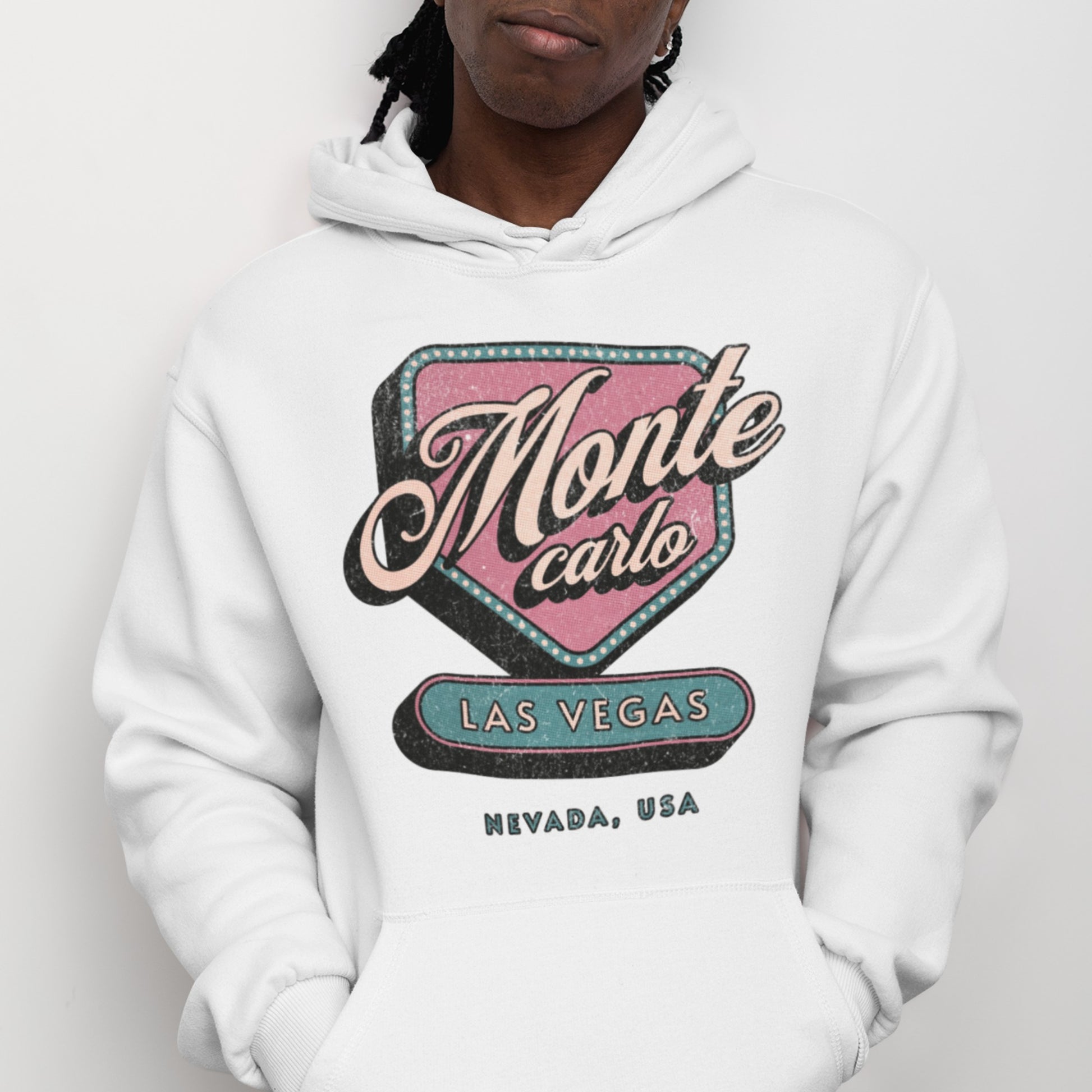 Monte Carlo Hoodie - Vintage Vegas Design