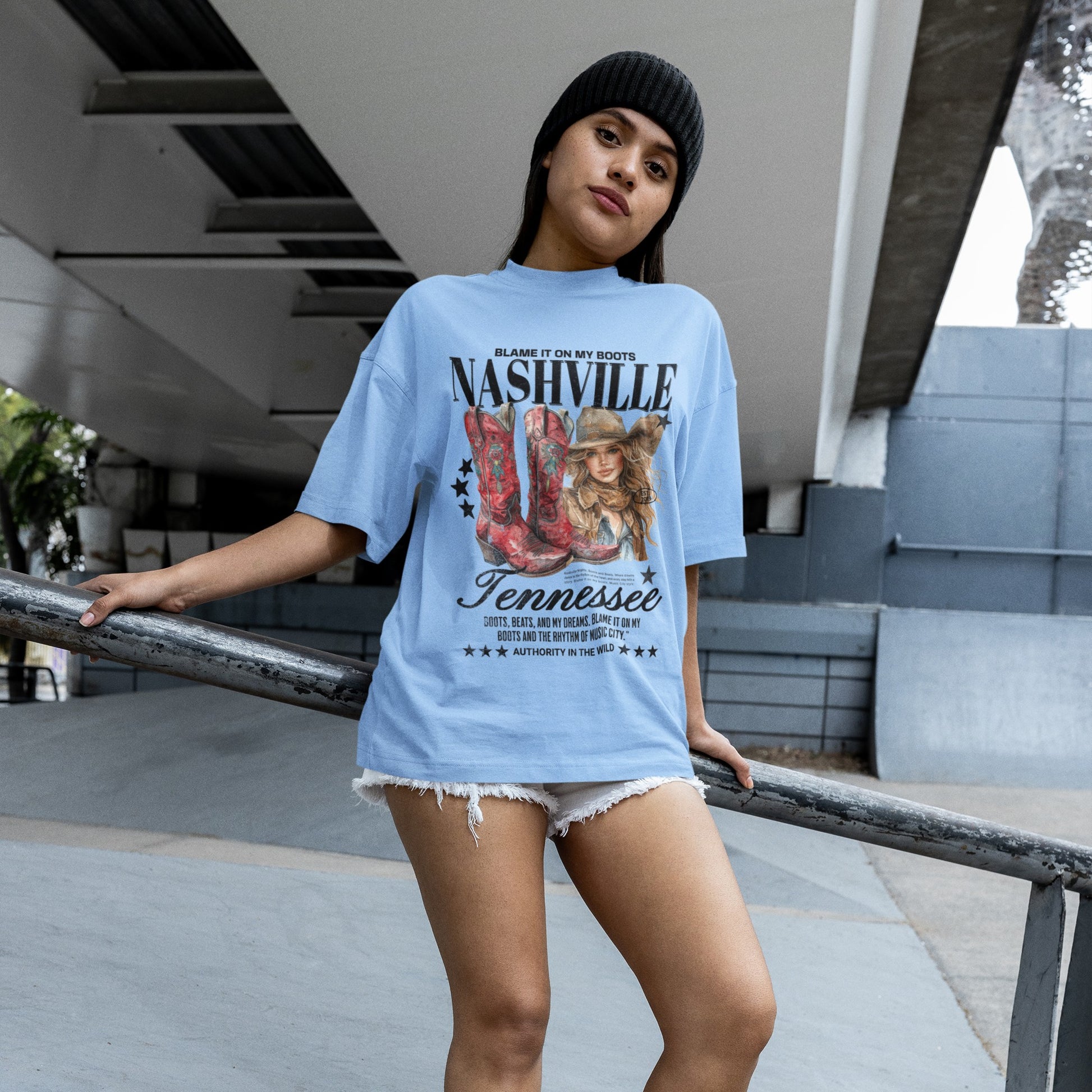 Nashville Printed Oversized T-shirt