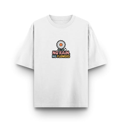 No Rain No Flowers Retro T-Shirt 