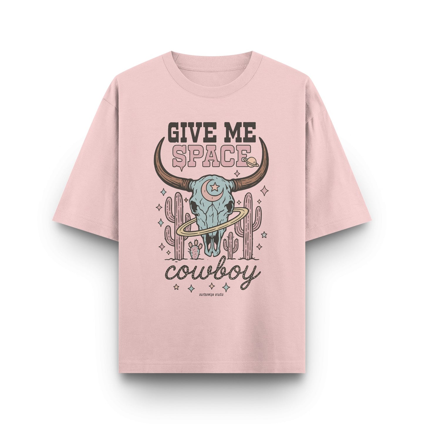 Woman wearing oversized 