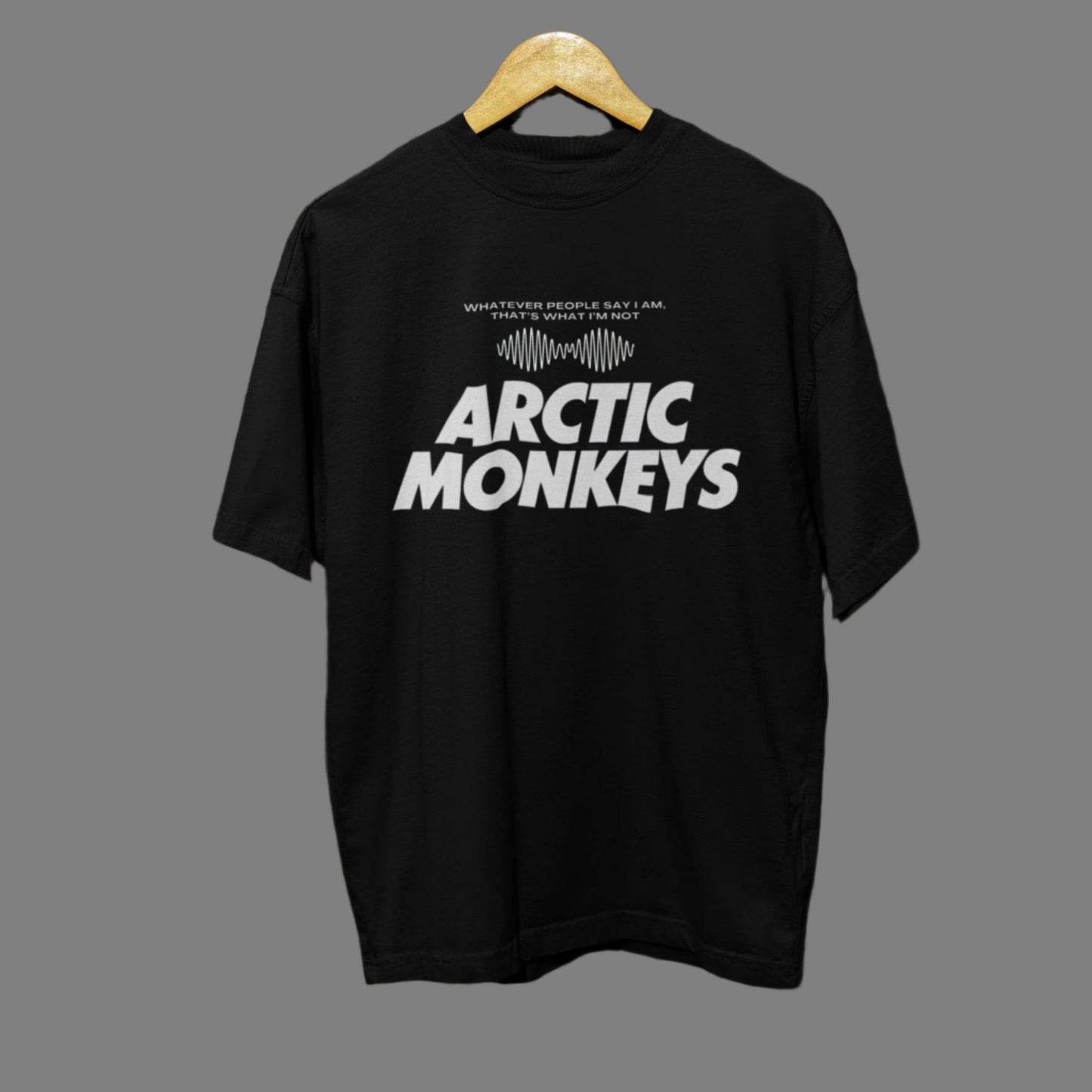 Oversized Arctic Monkeys Vintage-Inspired Tee