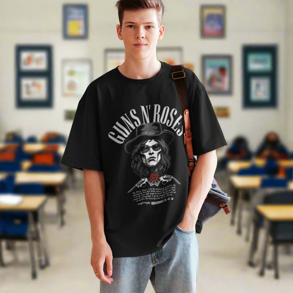 David Bowie Oversized T-shirt -Unisex Oversized Guns N' Roses Unisex T-Shirt