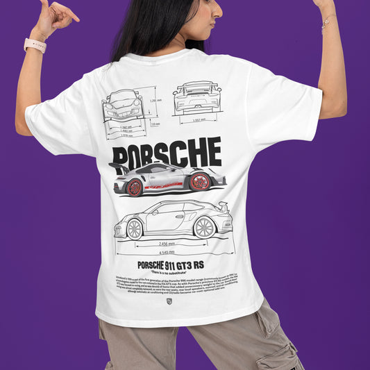 Porsche 911 GT3 RS Blueprint T-Shirt 
