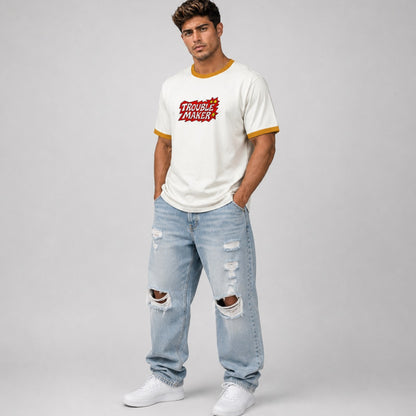 Trouble Maker Ringer T-Shirt