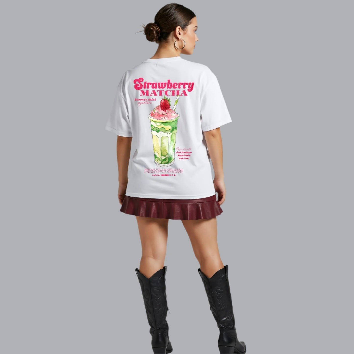 Strawberry matcha shirt