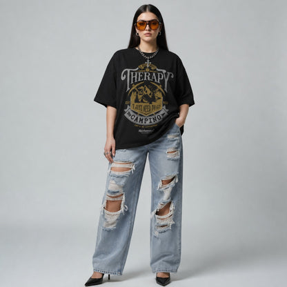 Camping Oversized  T-Shirt