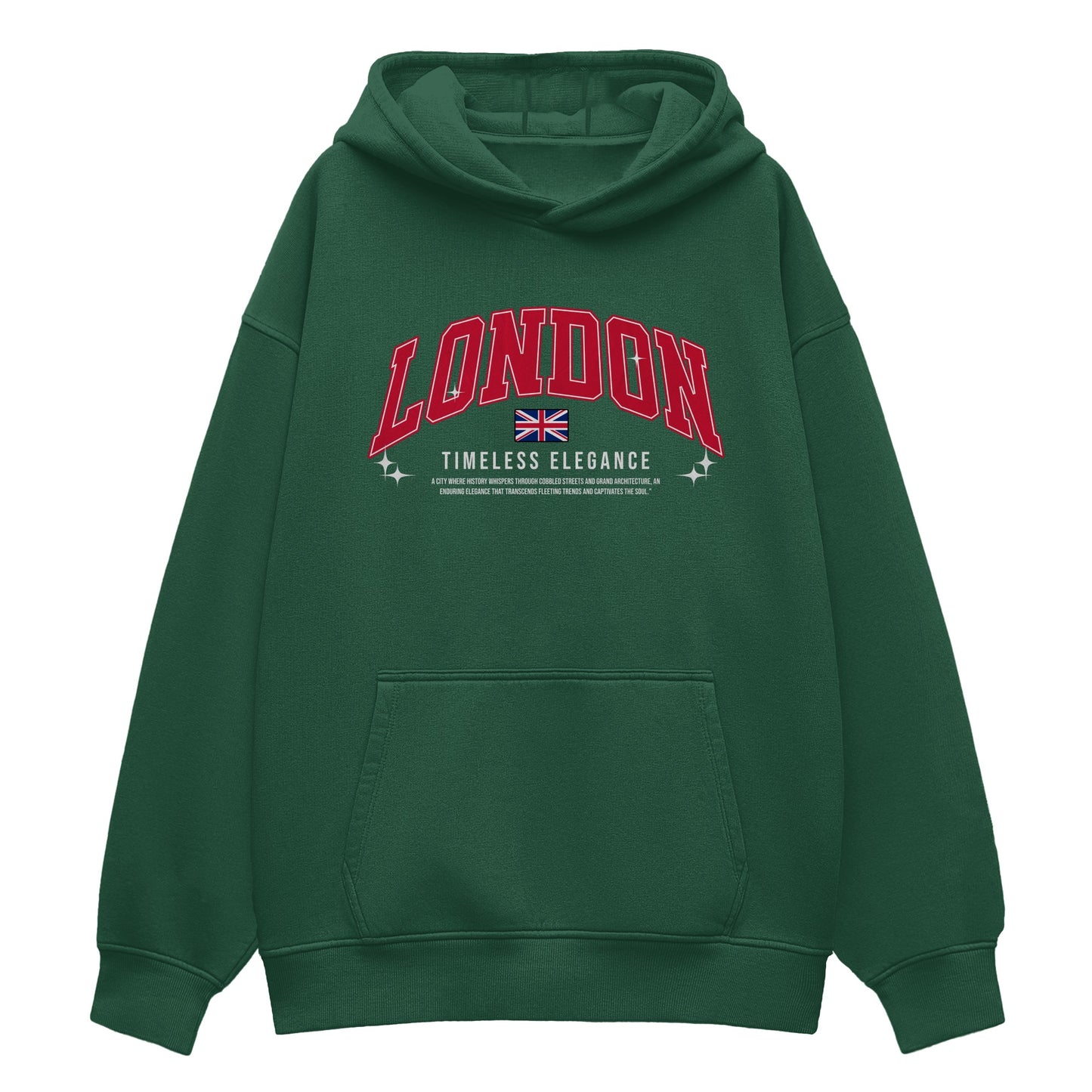 Unisex London Typography Hoodie