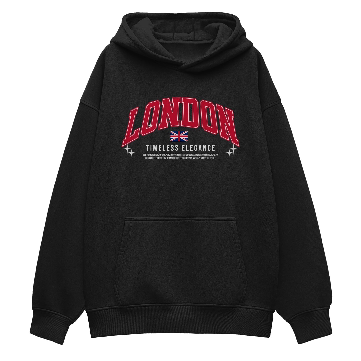 Unisex London Typography Hoodie