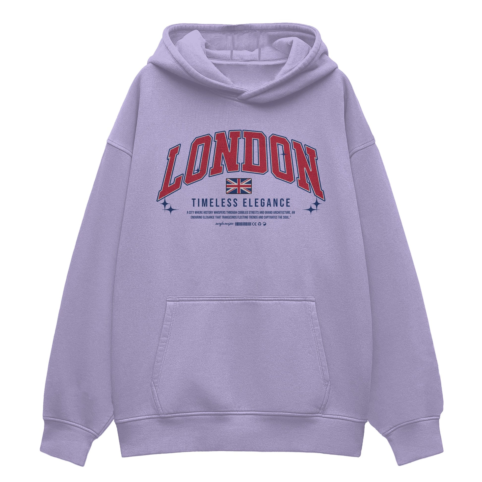 Unisex London Typography Hoodie