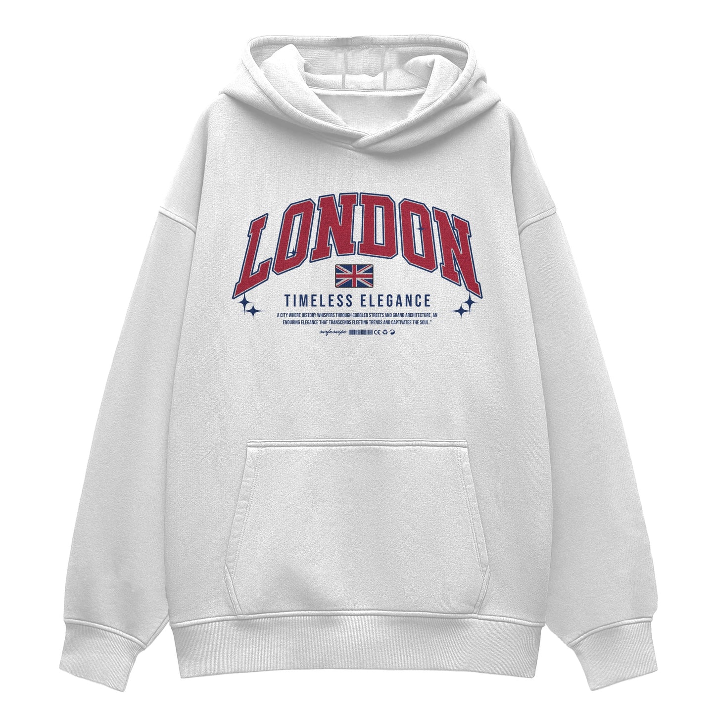 Unisex London Typography Hoodie