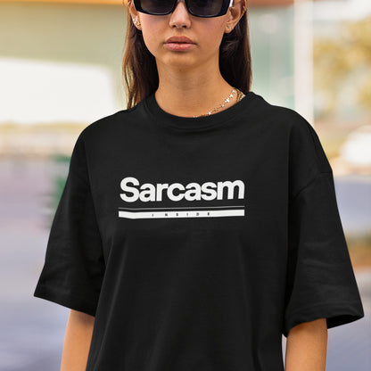 Unisex oversized Sarcasm T-shirt