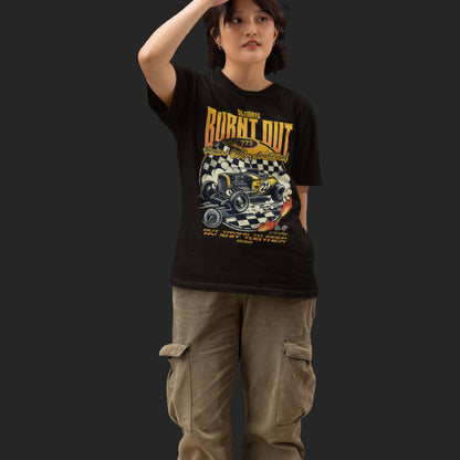 Vintage Car Graphic Oversized Classic T-Shirt