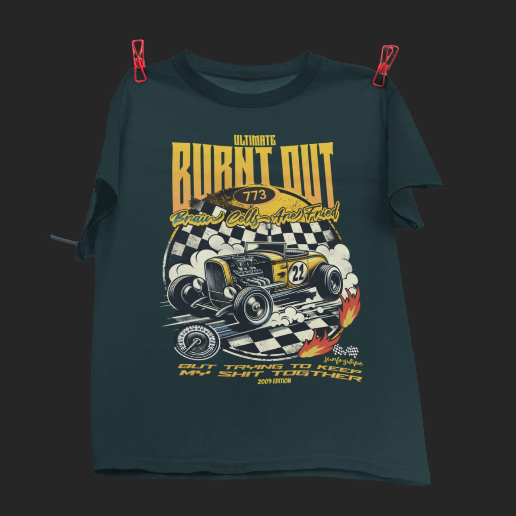 Vintage Car Graphic Oversized Classic T-Shirt