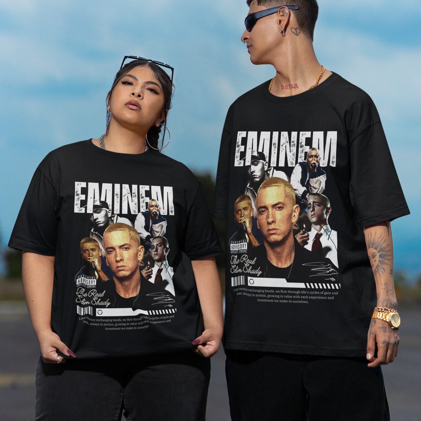 Vintage Eminem Unisex Oversize Cotton Tee