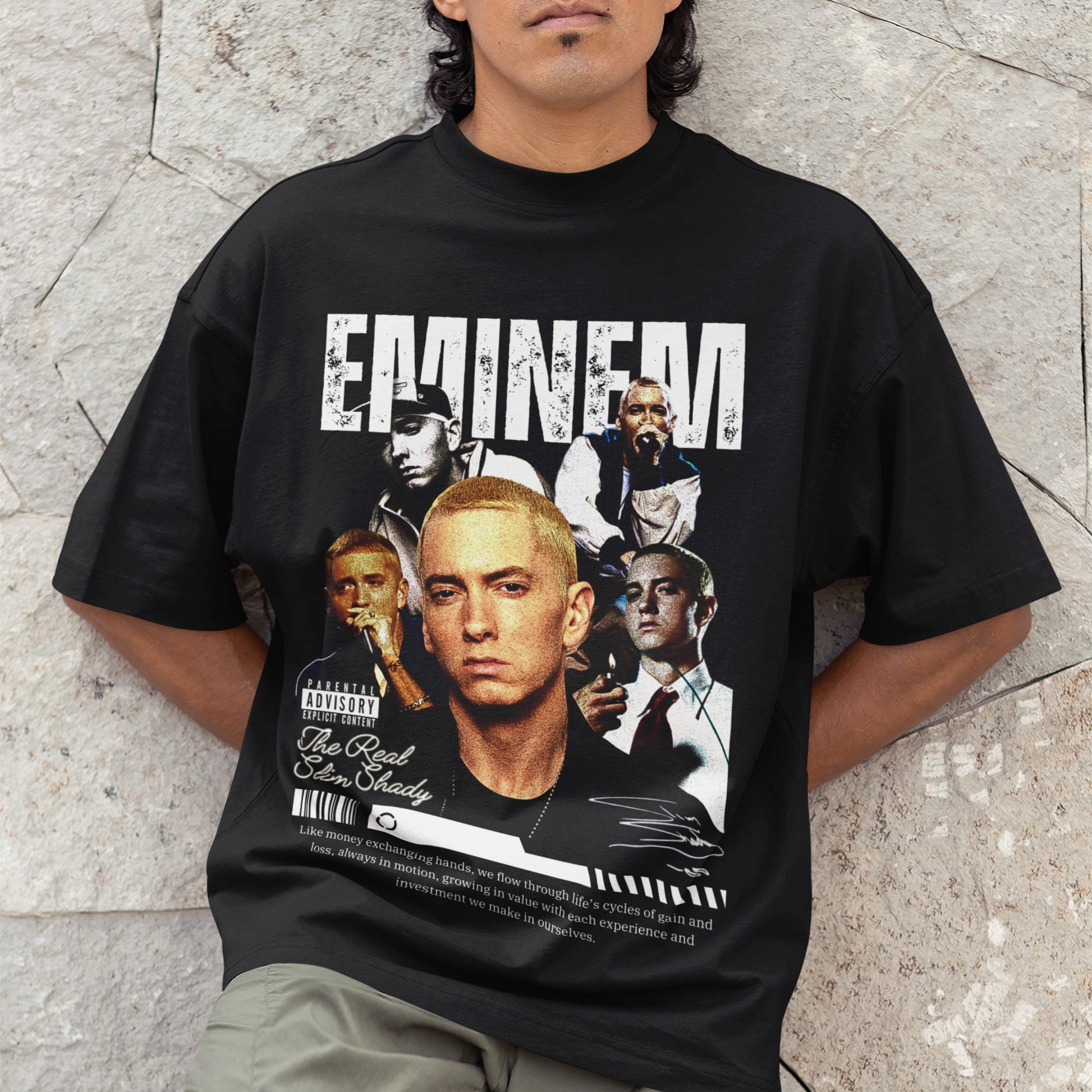 Vintage Eminem Unisex Oversize Cotton Tee