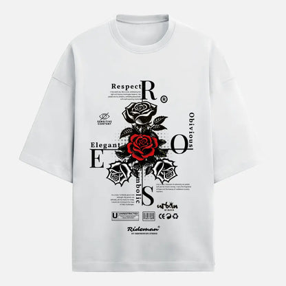 ROSE Symbolic Oversized Terry Tee