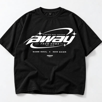 Black Away From Home oversized T-shirt
