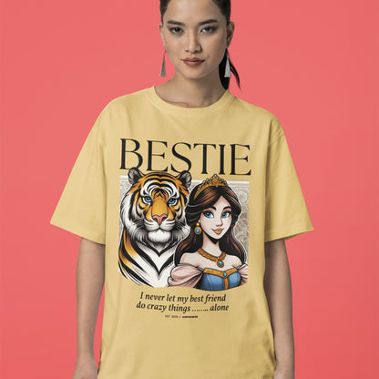 Bestie Printed Oversized T-shirt