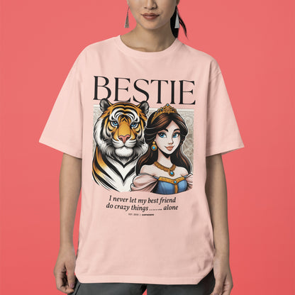 Bestie Printed Oversized T-shirt