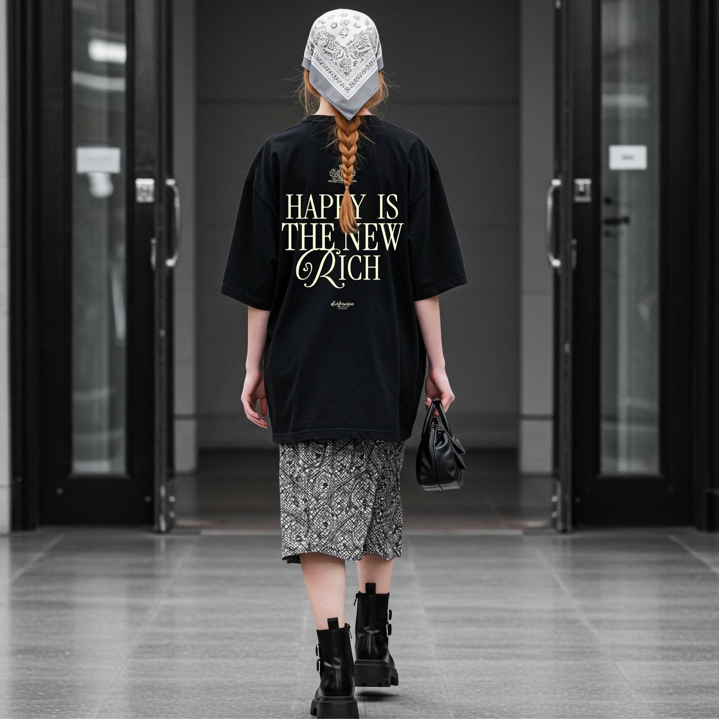 Happy is the New Rich Unisex T-Shirt