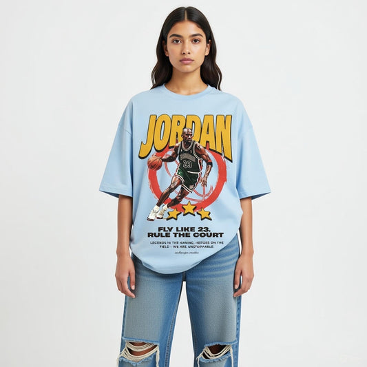 Jordan Fly Like 23 Oversized Terry Cotton T‑Shirt