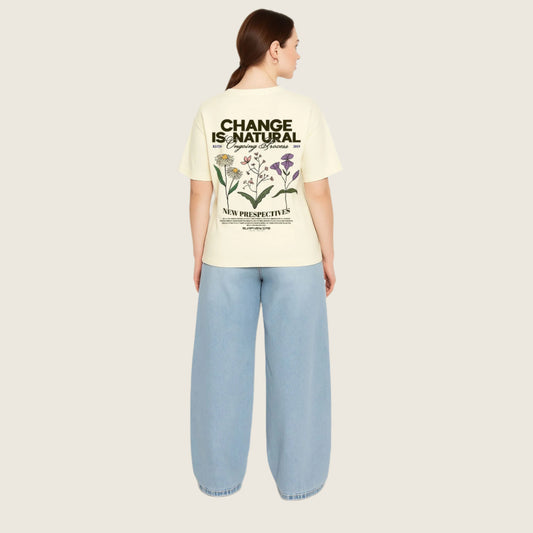 floral graphic tee