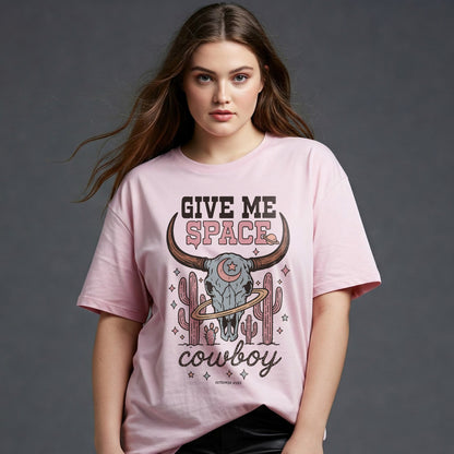 Woman wearing oversized 