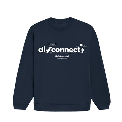 Disconnect Graphic Oversized Heavyweight Sweatshirt