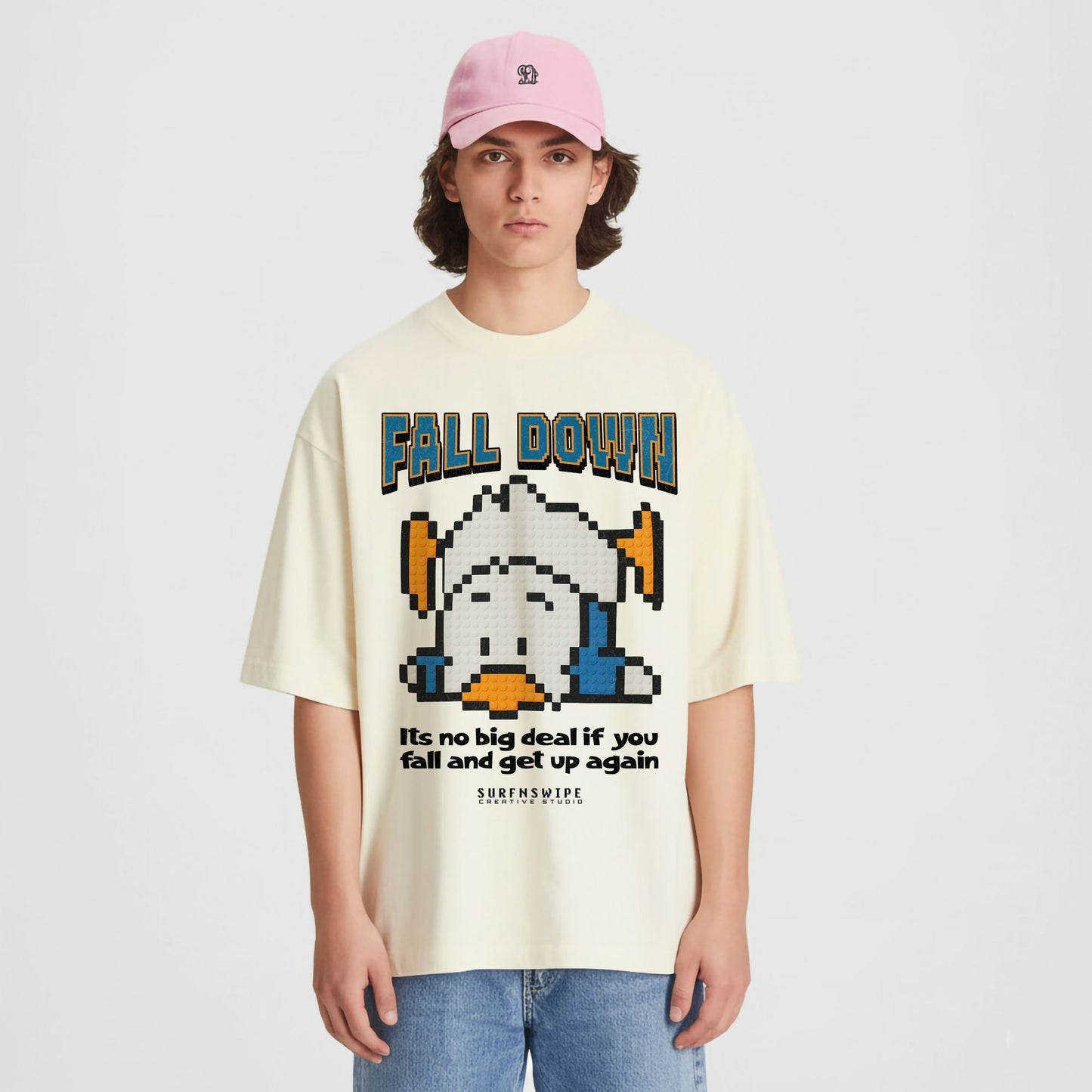 fall-down-gaming-tshirt-retro-pixel-motivational