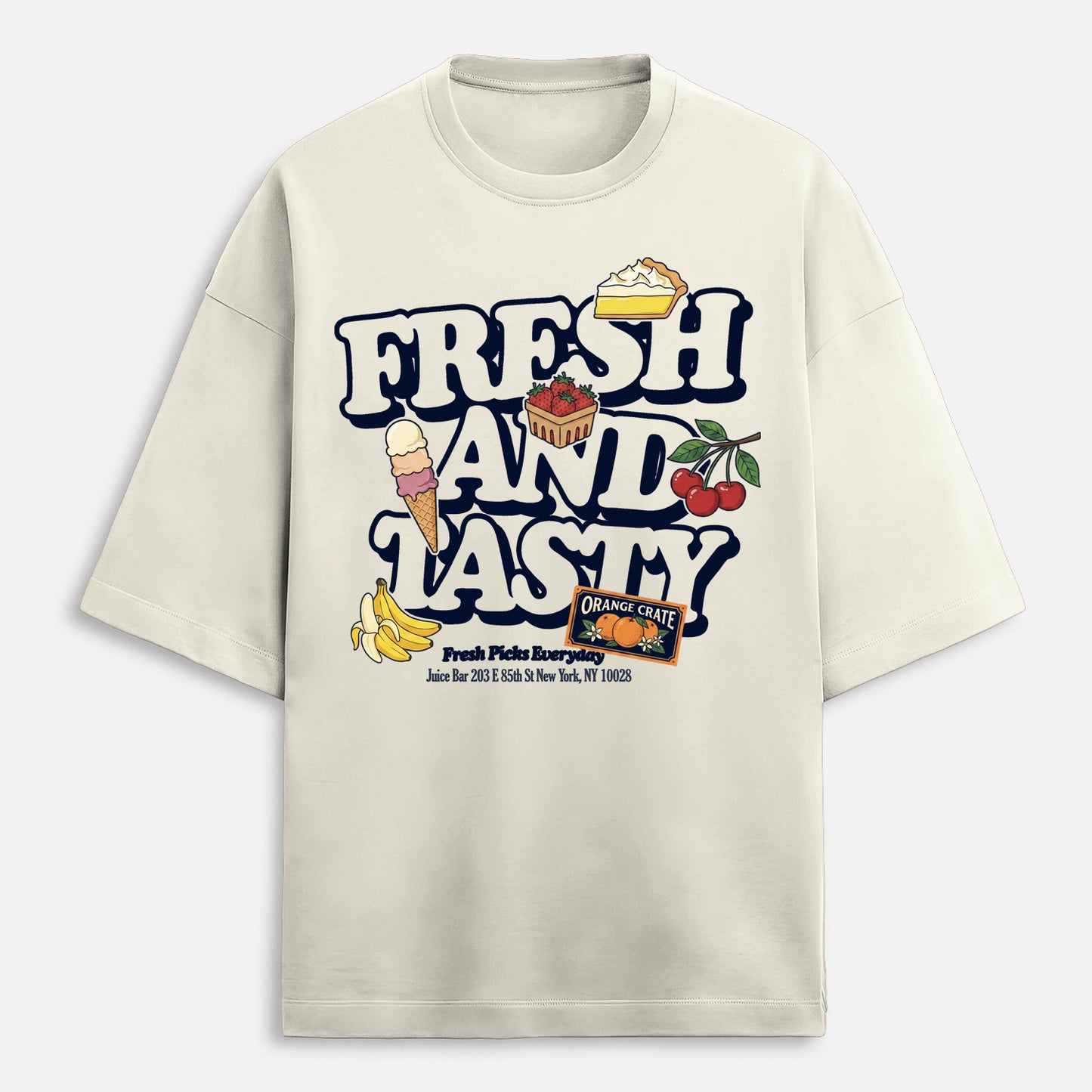 Fresh & Tasty Oversized Unisex T-Shirt