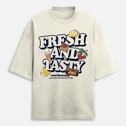 Fresh & Tasty Oversized Unisex T-Shirt