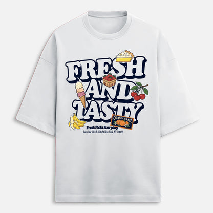 Fresh & Tasty Oversized Unisex T-Shirt