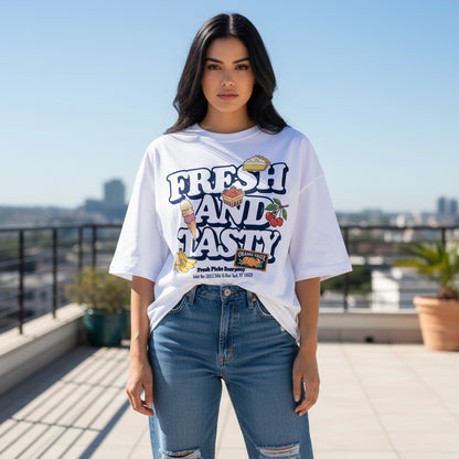 Fresh & Tasty Oversized Unisex T-Shirt
