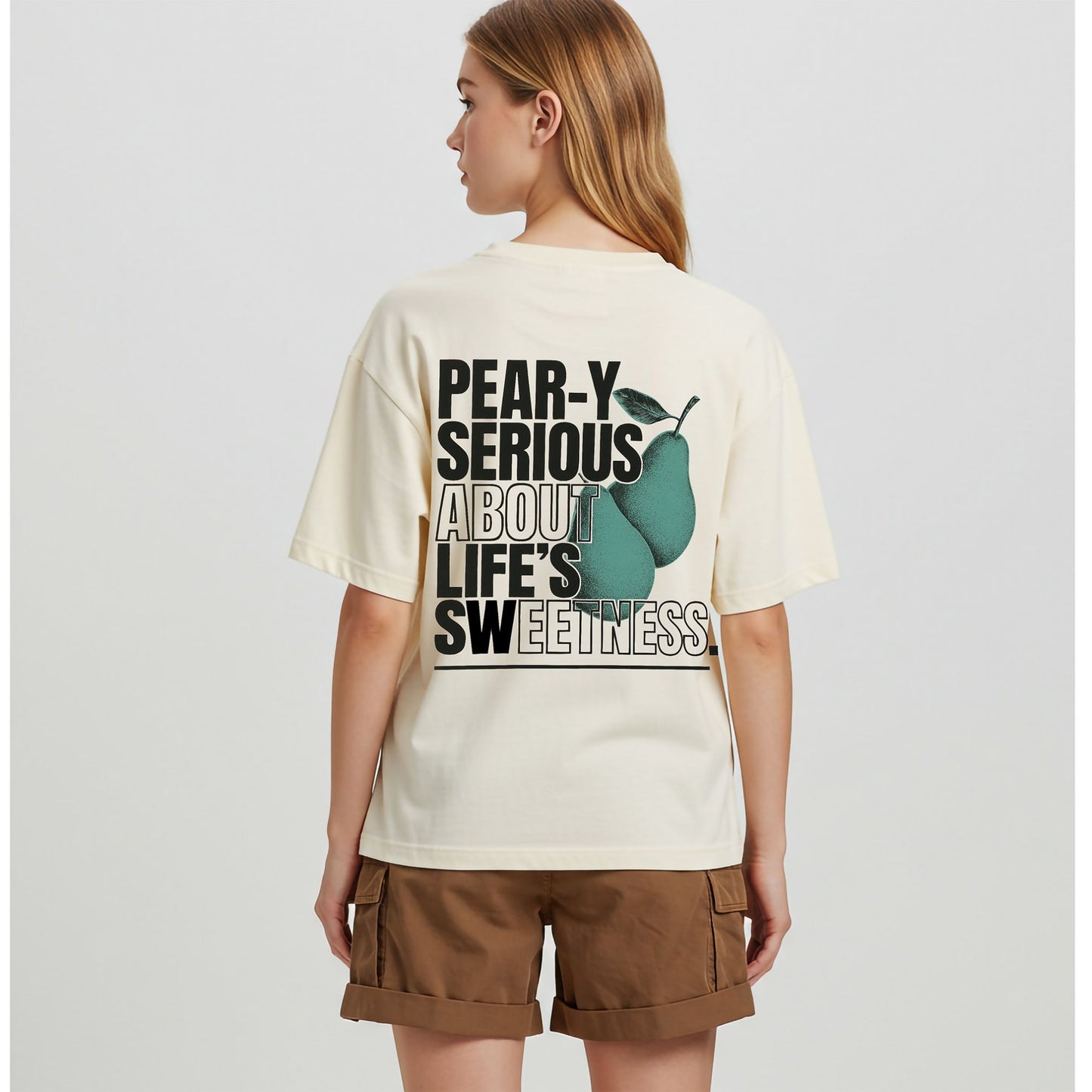 Pear-y Serious T-Shirt | Life's Sweetness Graphic Tee