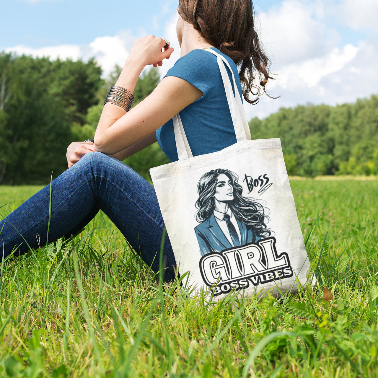 Girl Boss Tote Bag: Canvas, Eco-Friendly, & Stylish