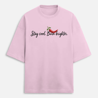 Hotter Than Your Ego Oversized Chili Graphic T-Shirt