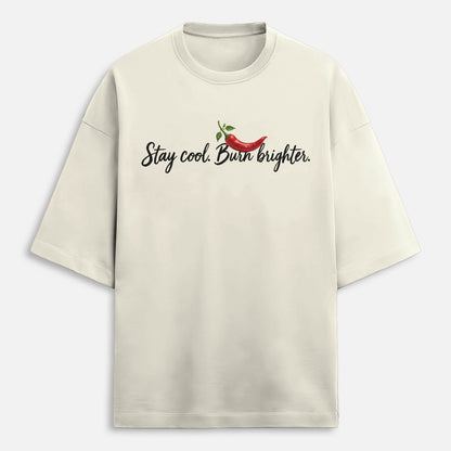 Hotter Than Your Ego Oversized Chili Graphic T-Shirt