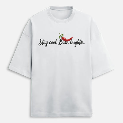 Hotter Than Your Ego Oversized Chili Graphic T-Shirt