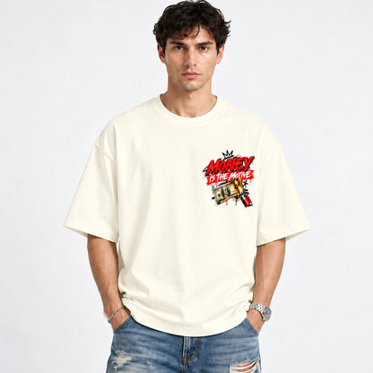 Money Is the Motive Unisex Oversized T-Shirt
