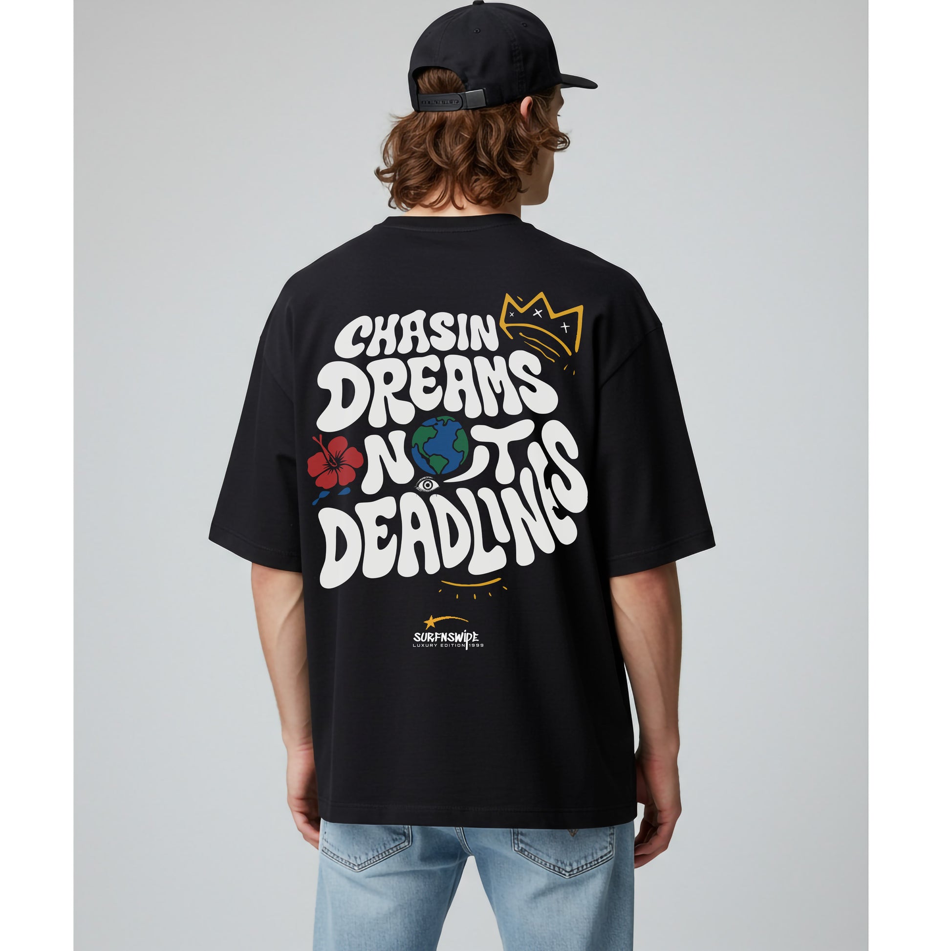 chasin-dreams-not-deadlines-oversized-tshirt-black