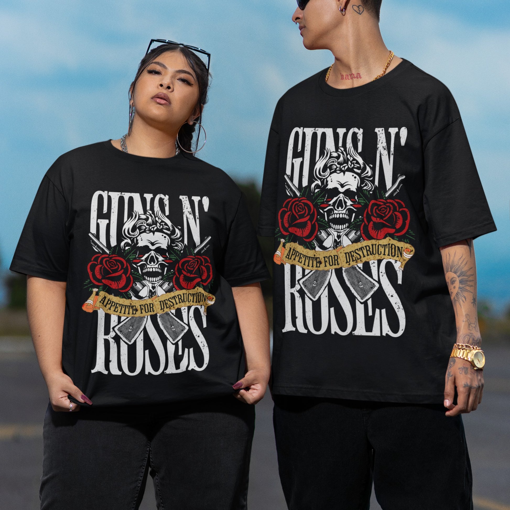 Unisex Guns n' Roses Printed T-shirt