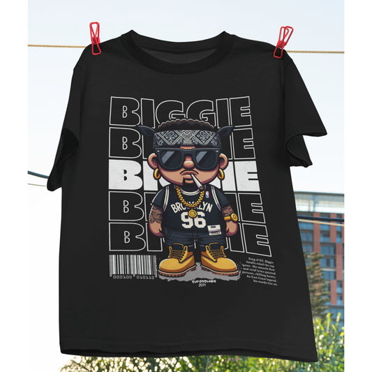 Oversized Unisex Cotton Biggie Print Graphic T-shirt