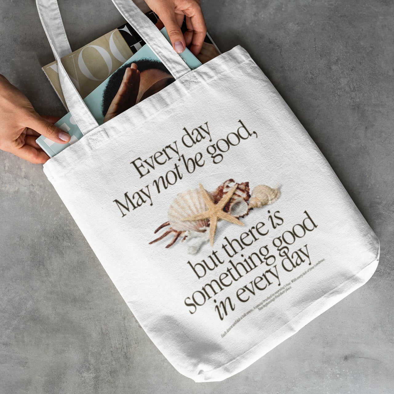 Inspirational Canvas Tote bag