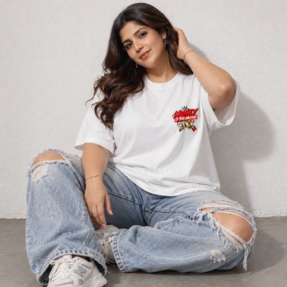 Money Is the Motive Unisex Oversized T-Shirt