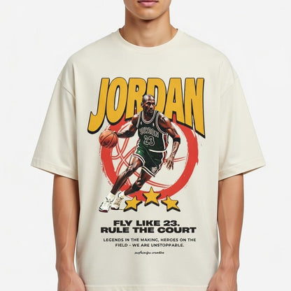 Jordan Fly Like 23 Oversized Terry Cotton T‑Shirt