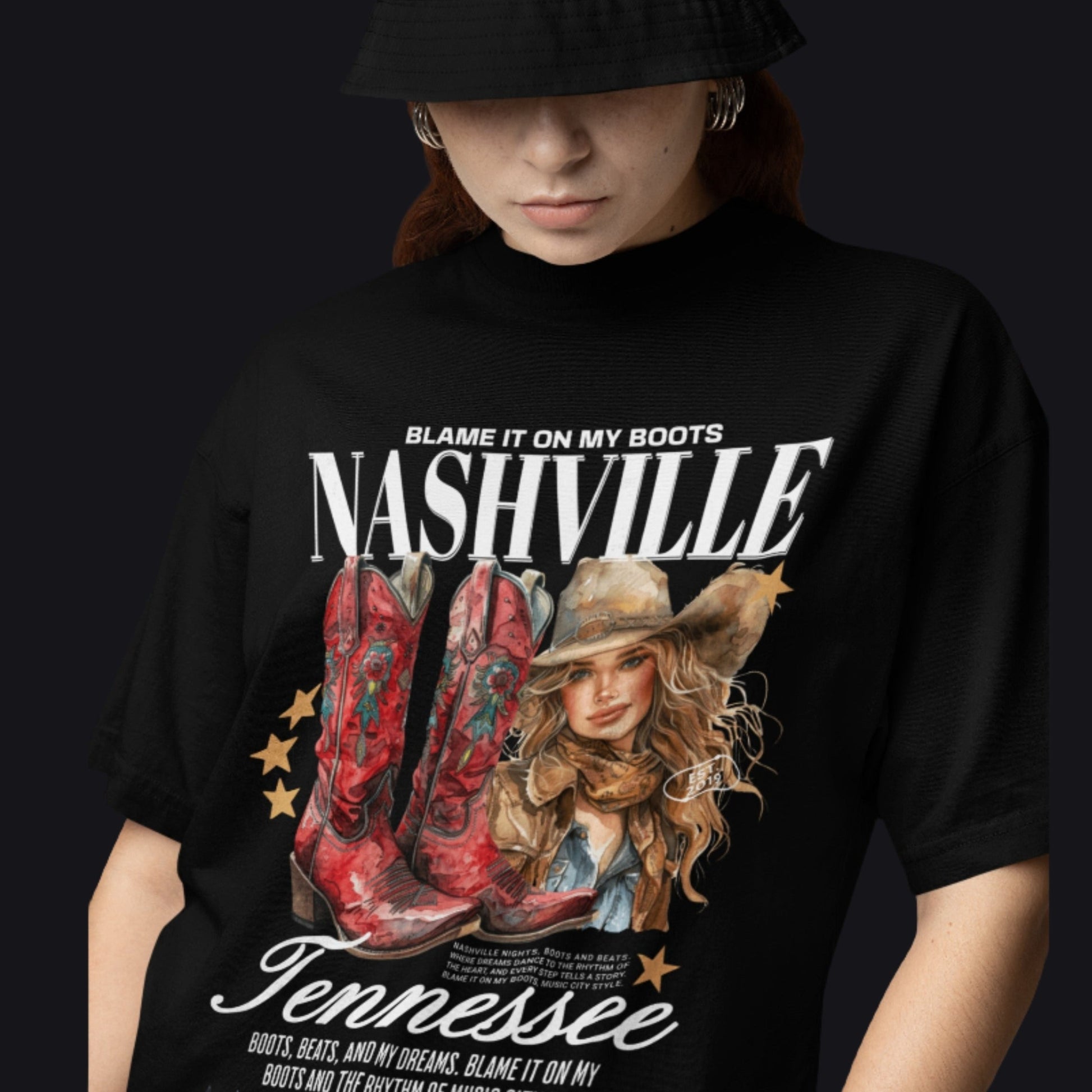 Nashville Printed Oversized T-shirt